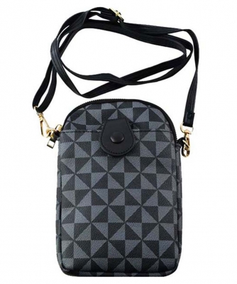 PM Monogram Mini Crossbody Bag Cell Phone Purse PM747 BLACK